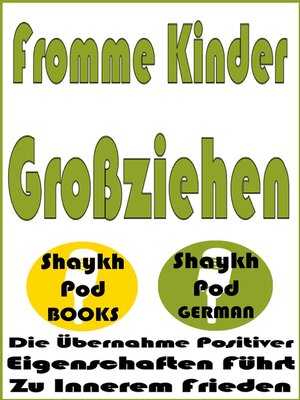 cover image of Fromme Kinder Großziehen